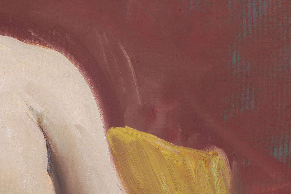 Original Acrylic Painting of Nude Woman