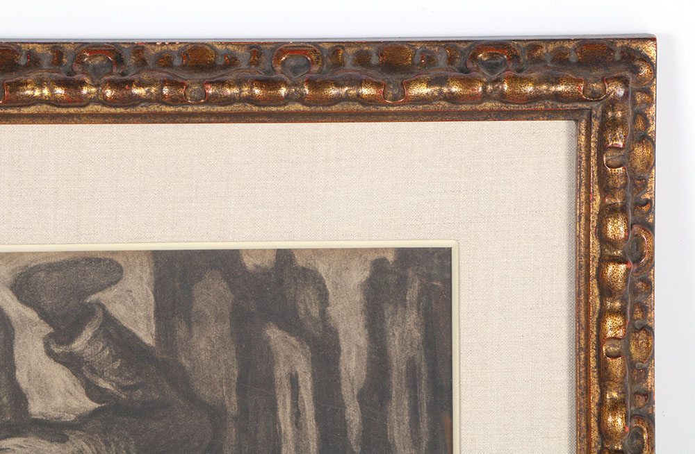 Eugene Higgins Charcoal on Paper "Nightmare"