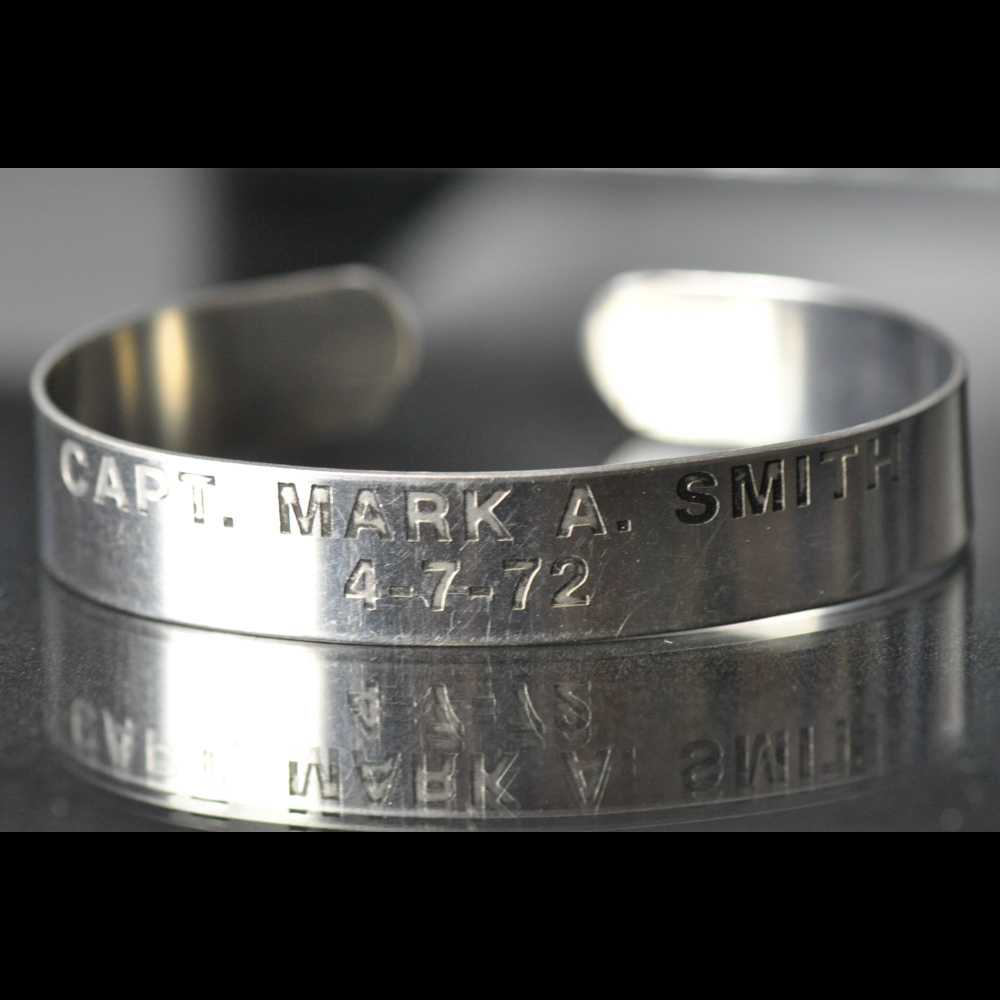 Viva Silver Tone Vietnam POW/MIA Bracelet