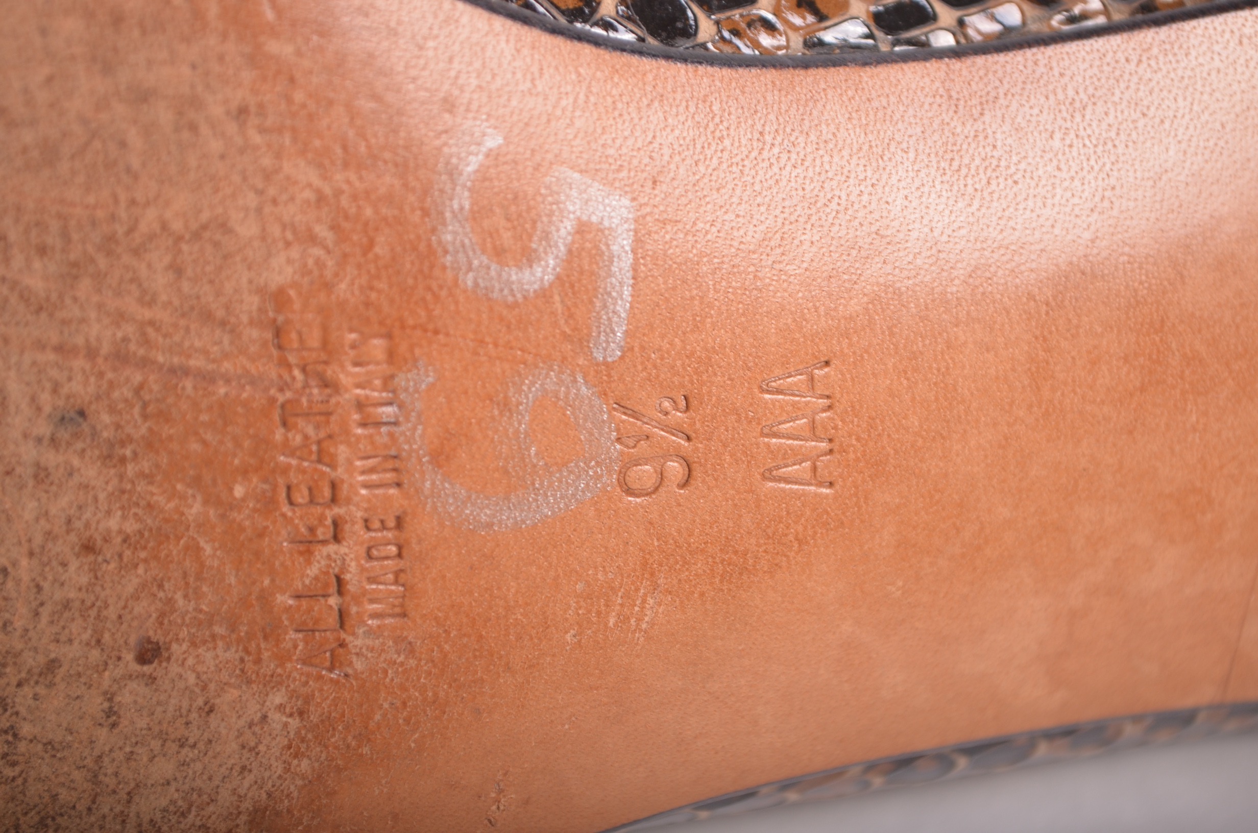 Two Pairs of Brown Low Heeled Vintage Shoes Including Vintage DVF