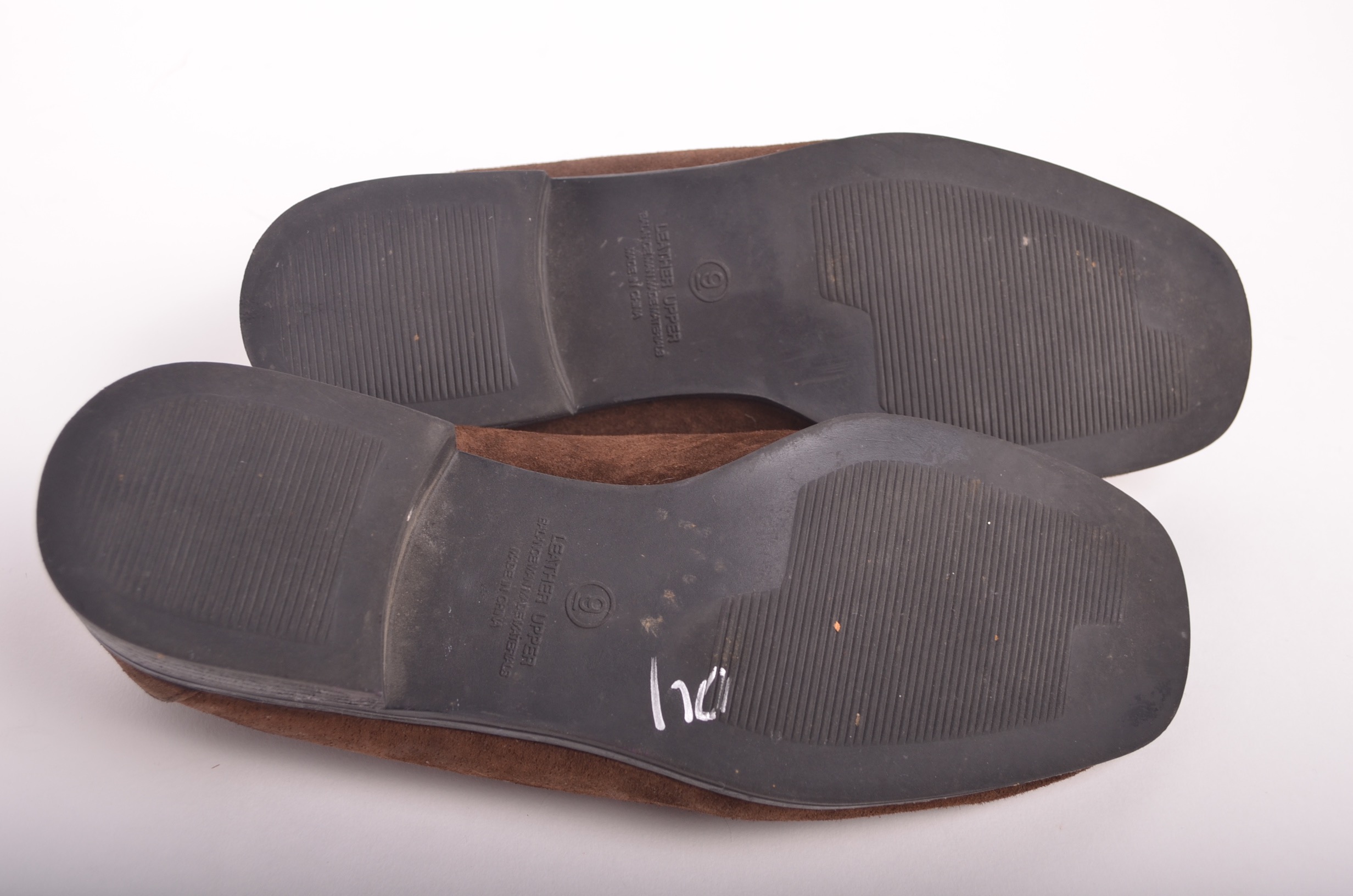 Two Pairs of Brown Low Heeled Vintage Shoes Including Vintage DVF