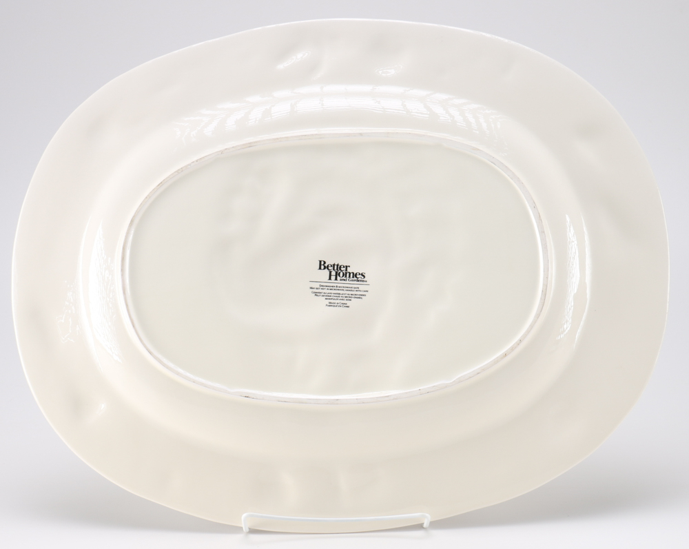 Better Homes and Gardens and Knowles Serving Platters