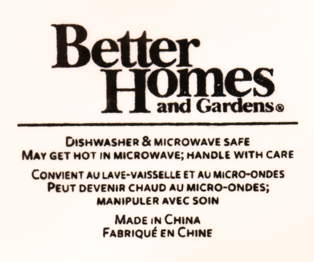 Better Homes and Gardens and Knowles Serving Platters