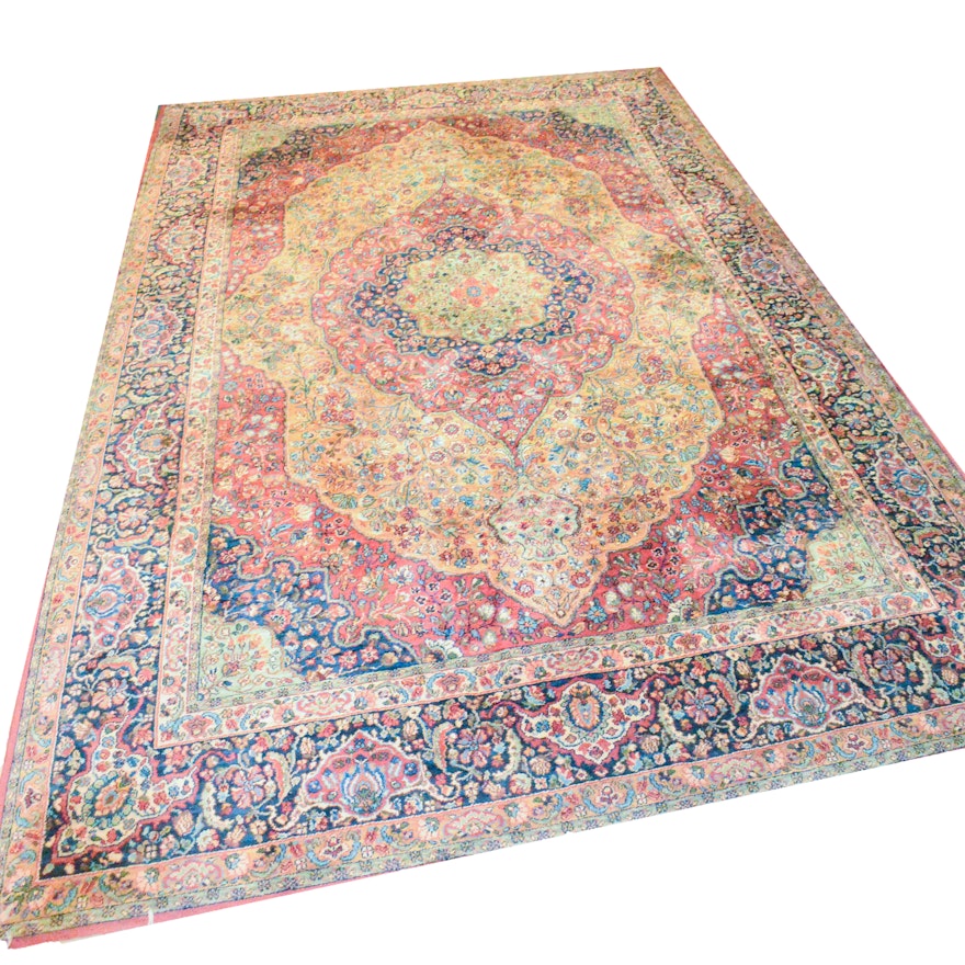 Large Karastan Kashan-Style Area Rug