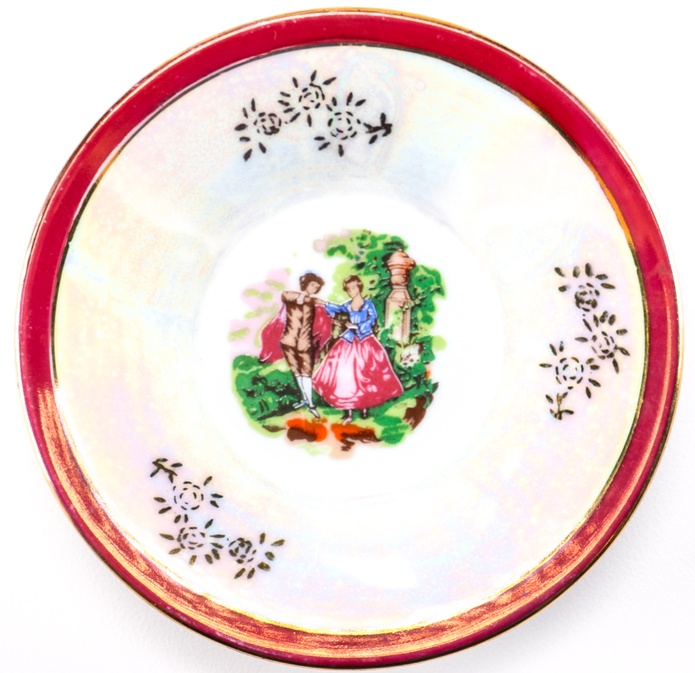 Set of Imperial Design Czechoslovakian Porcelain