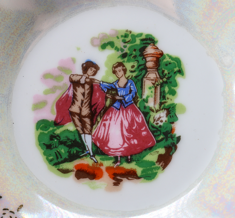 Set of Imperial Design Czechoslovakian Porcelain