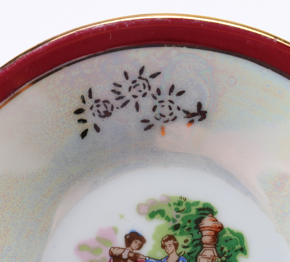 Set of Imperial Design Czechoslovakian Porcelain