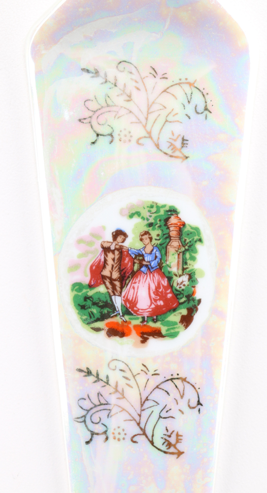 Set of Imperial Design Czechoslovakian Porcelain