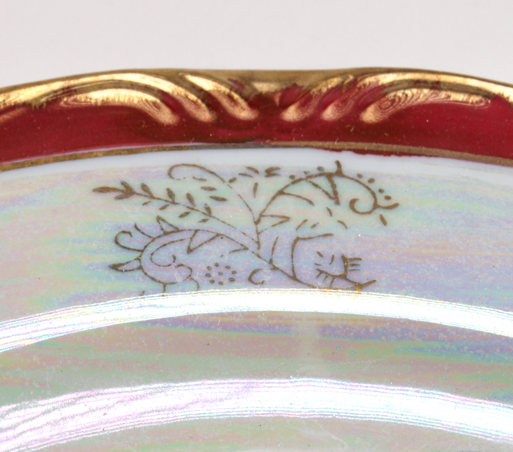 Set of Imperial Design Czechoslovakian Porcelain