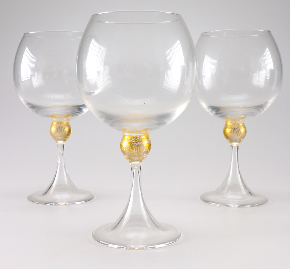 Set of Red Wine Glasses