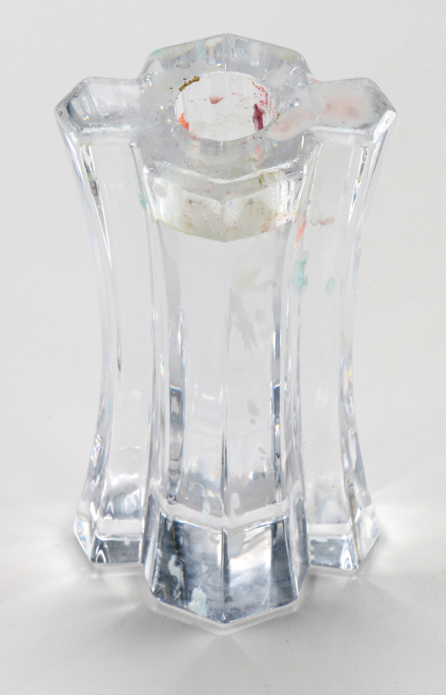 Contemporary Crystal Candlesticks