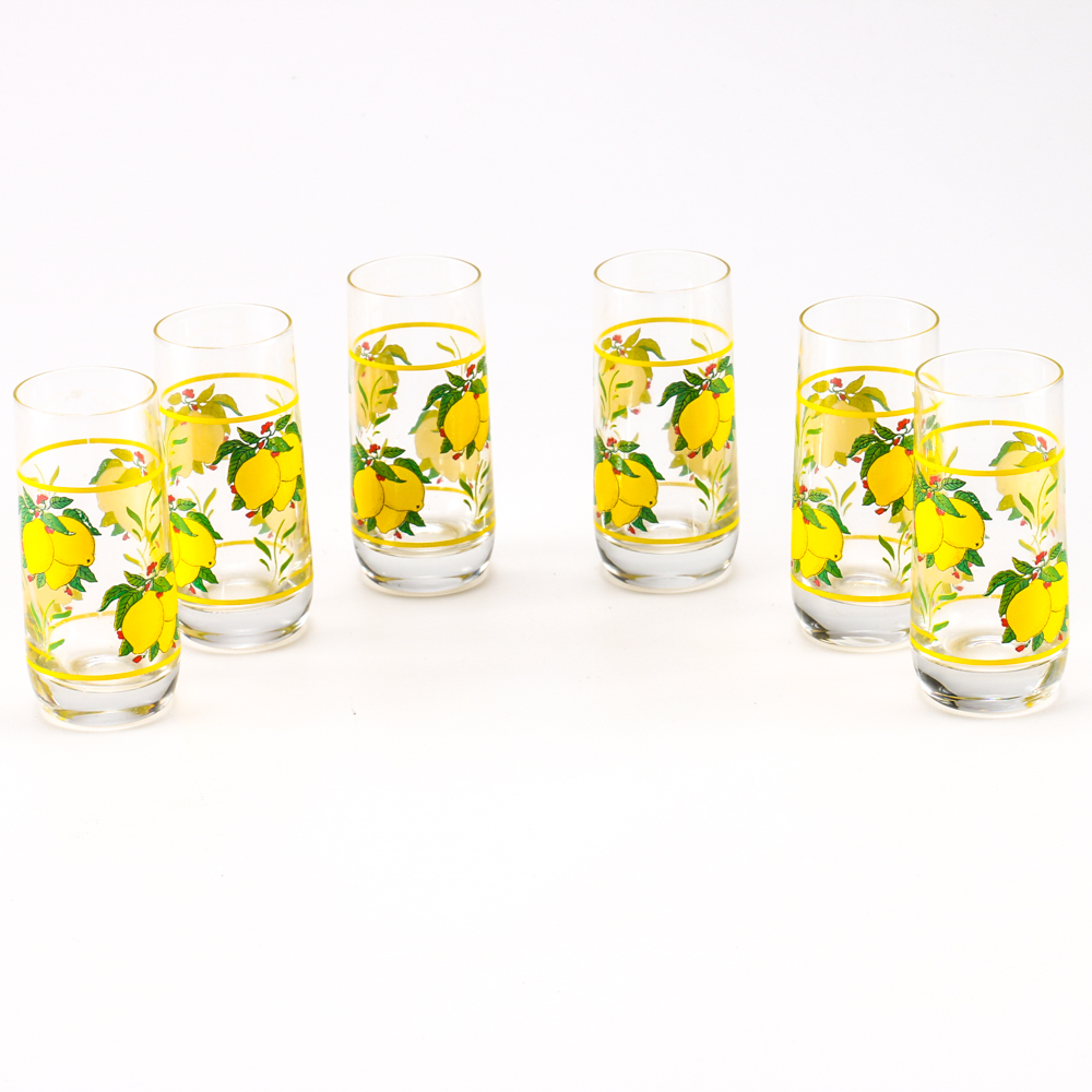 Set of Vintage Juice Glasses