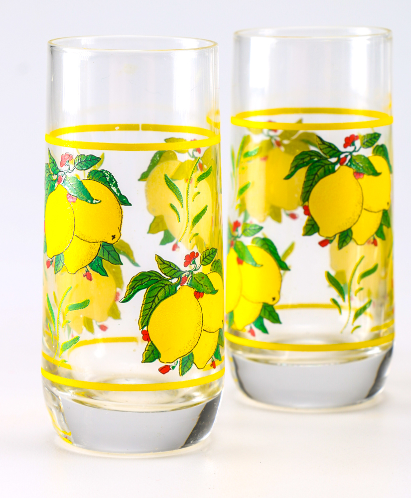 Set of Vintage Juice Glasses