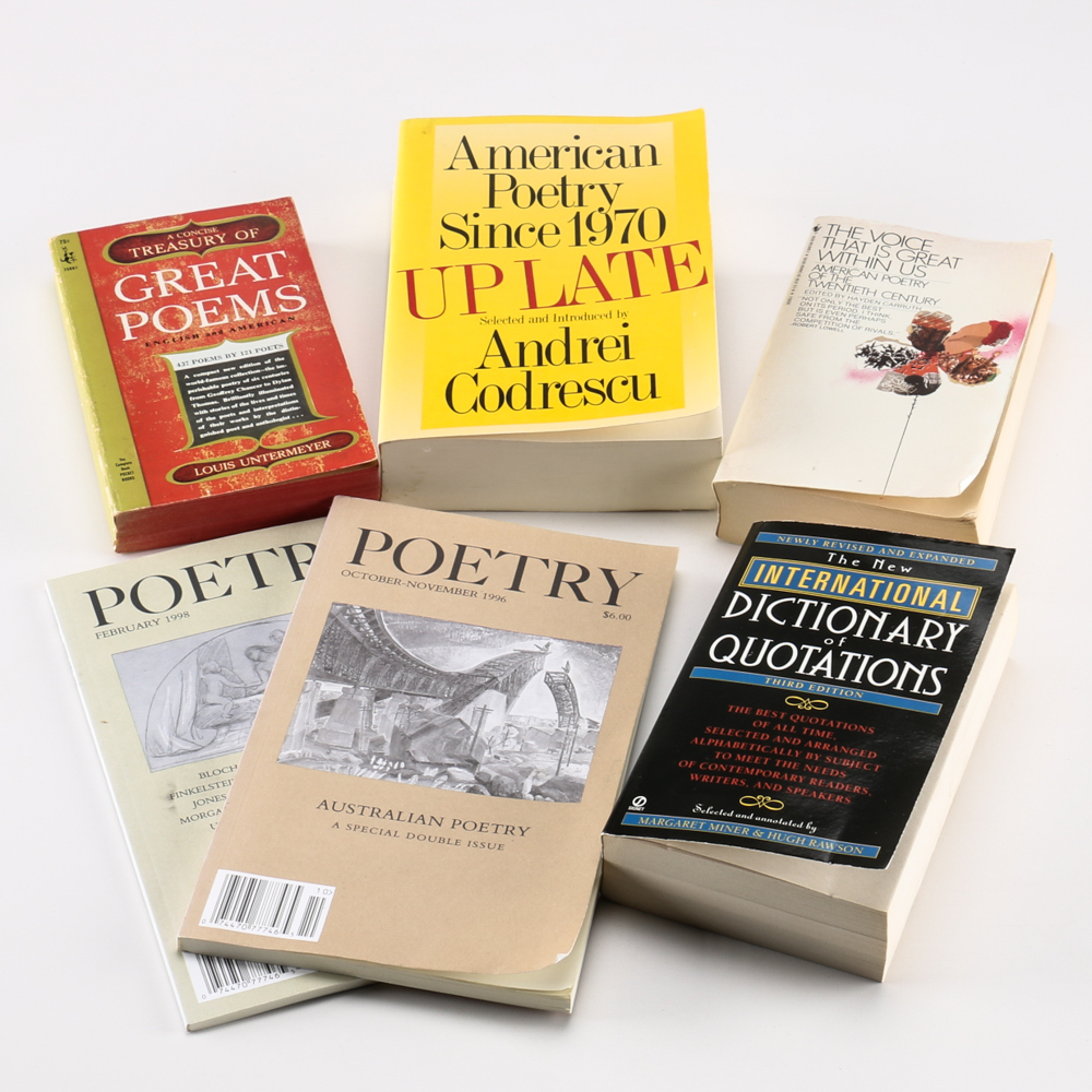 Selection of Poetry and Quotation Books