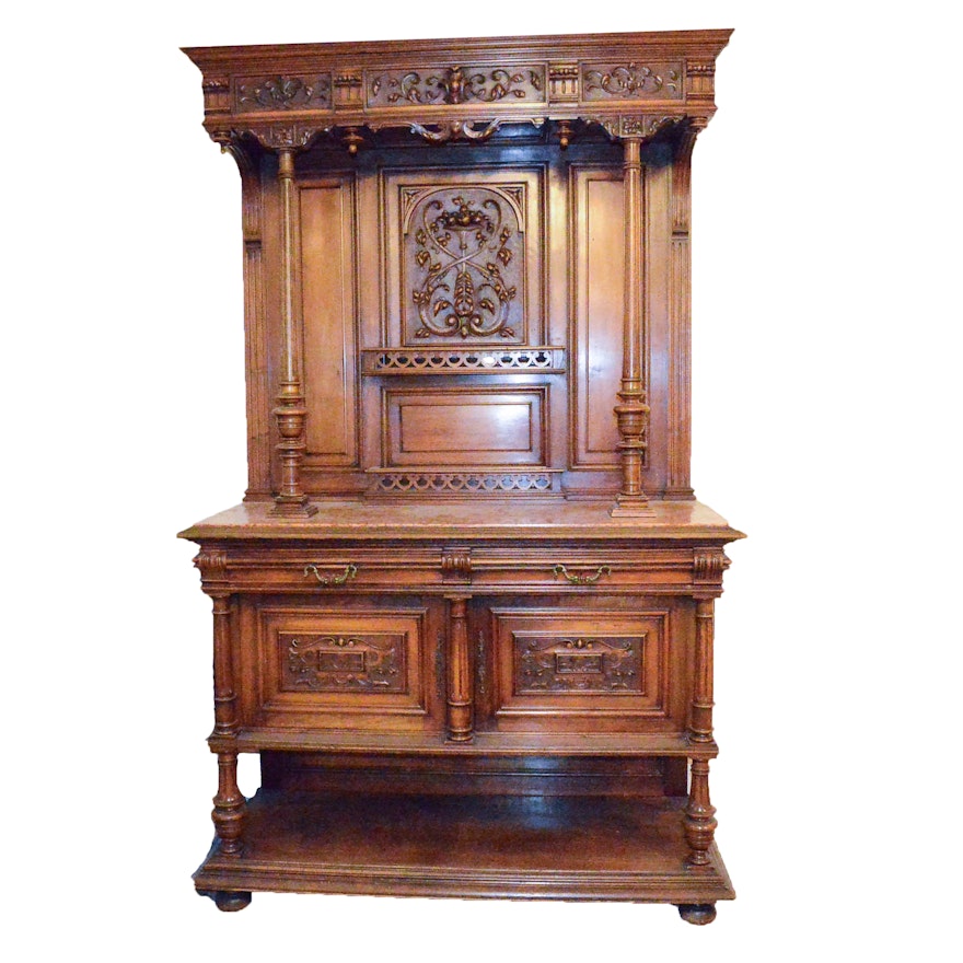 Hand Crafted Antique French Buffet