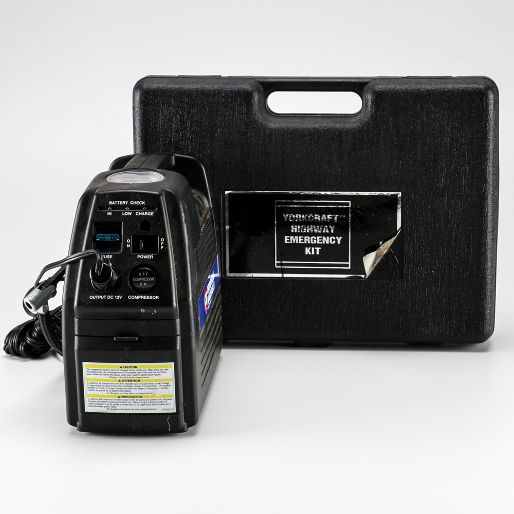 Air Compressor and Emergency Highway Kit