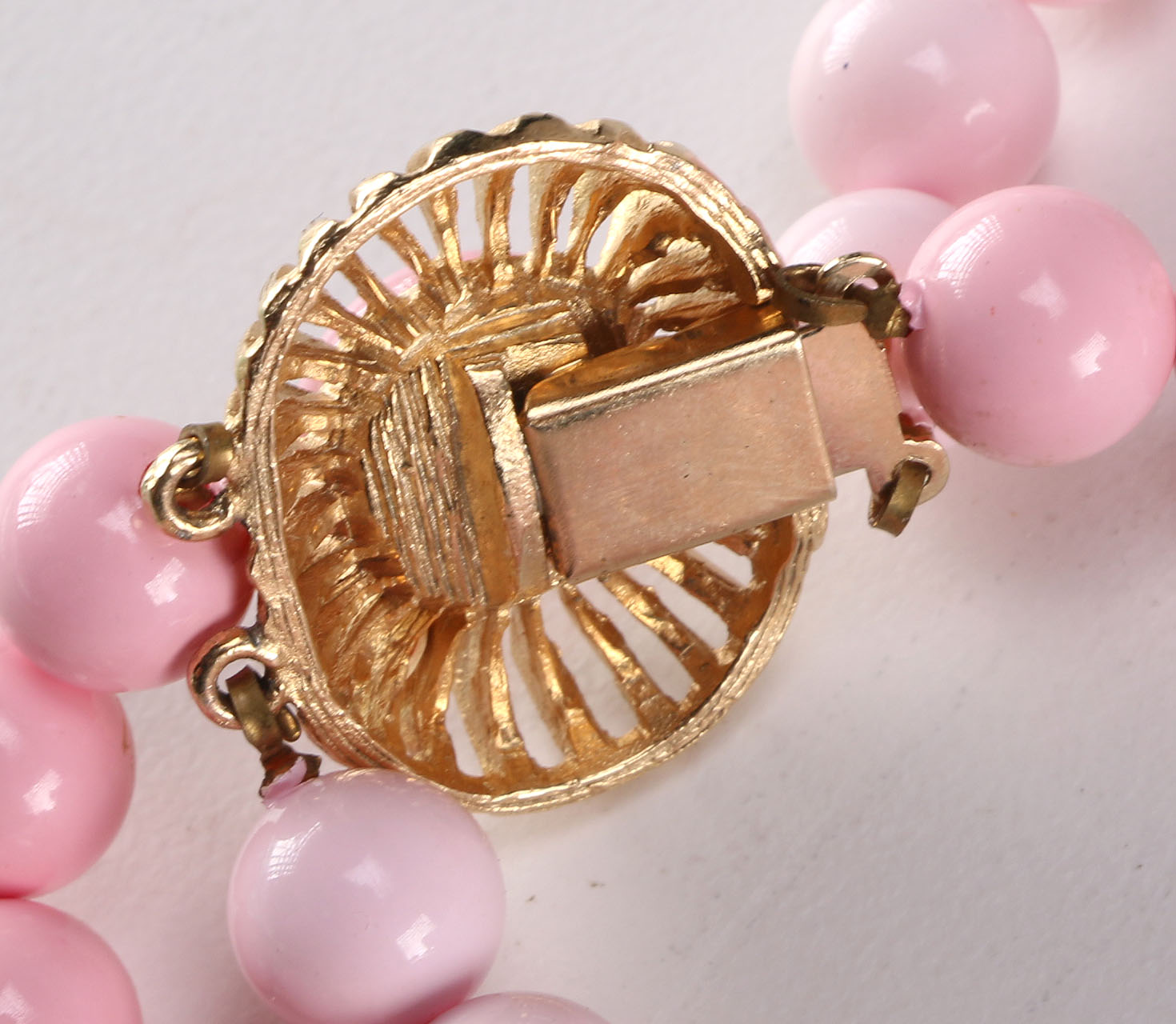 Pink and Gold Tone Costume Jewelry