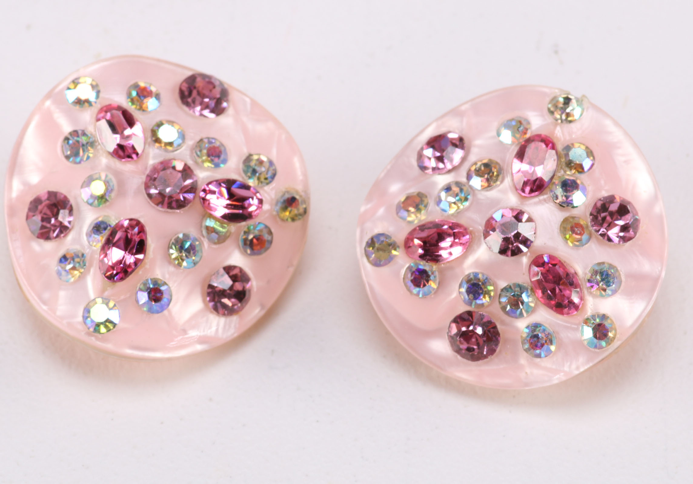 Pink and Gold Tone Costume Jewelry