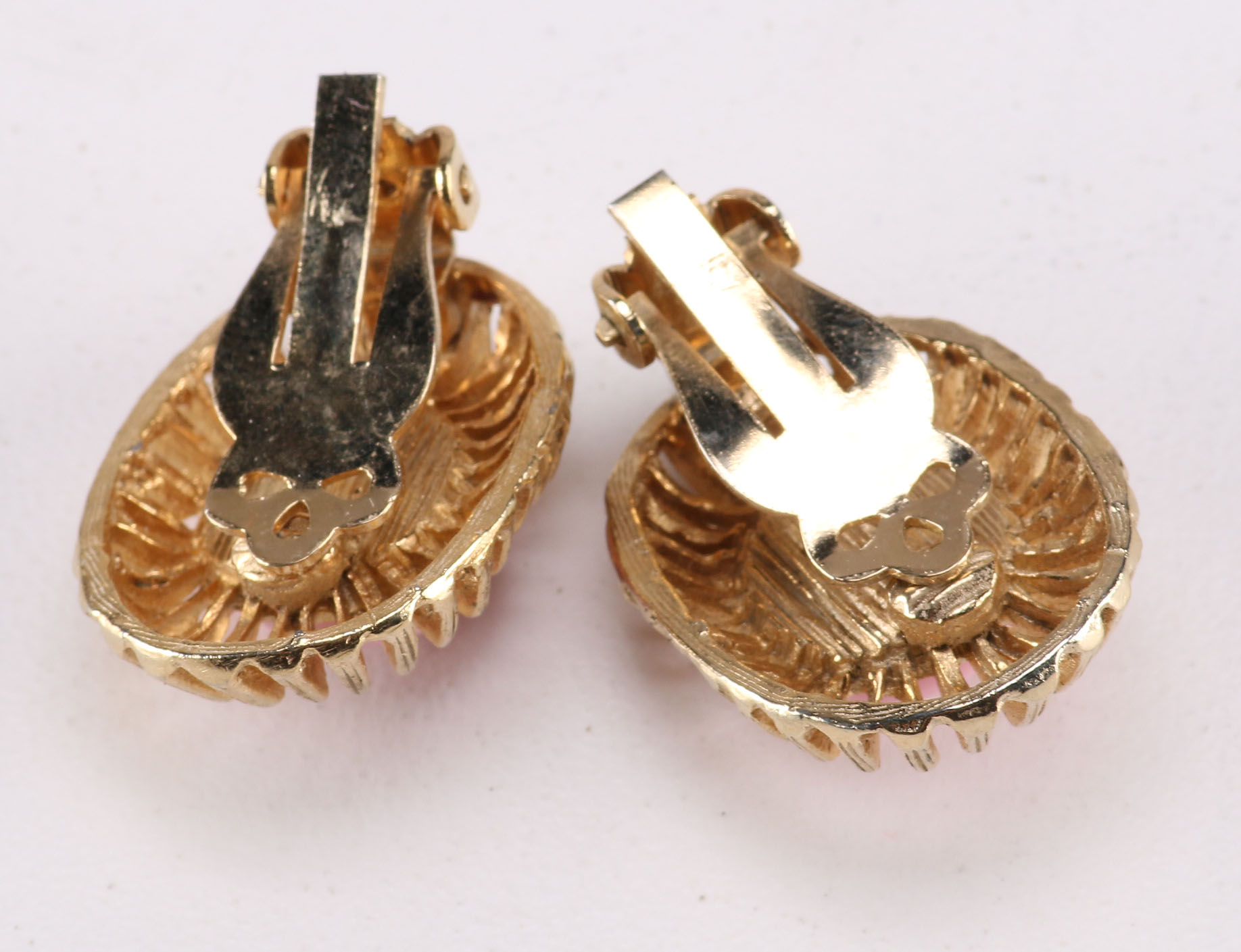 Pink and Gold Tone Costume Jewelry