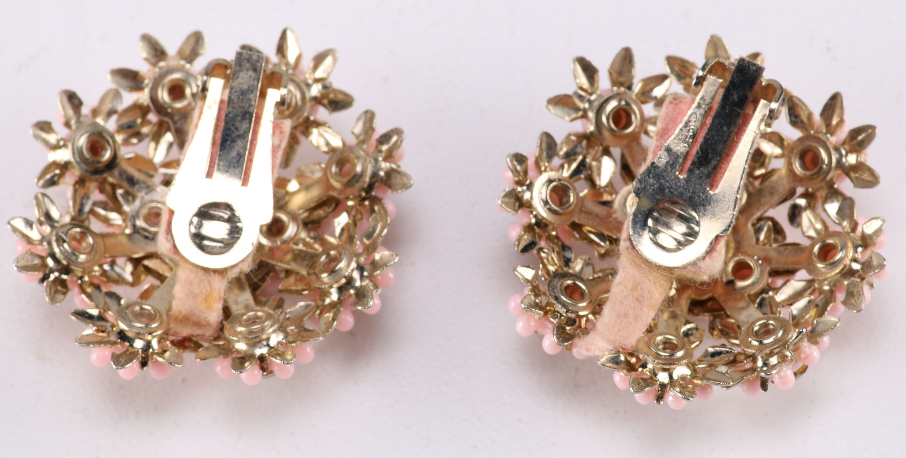 Pink and Gold Tone Costume Jewelry