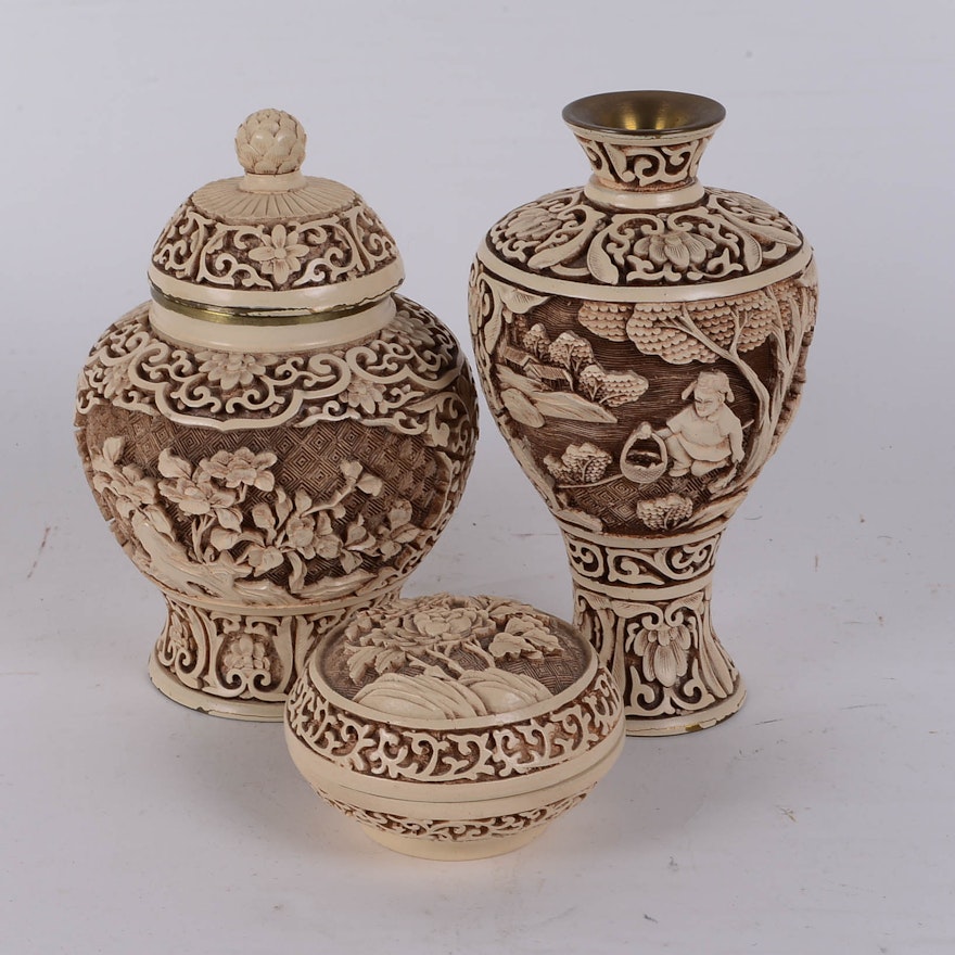 Three "Ivory Dynasty" Vessels