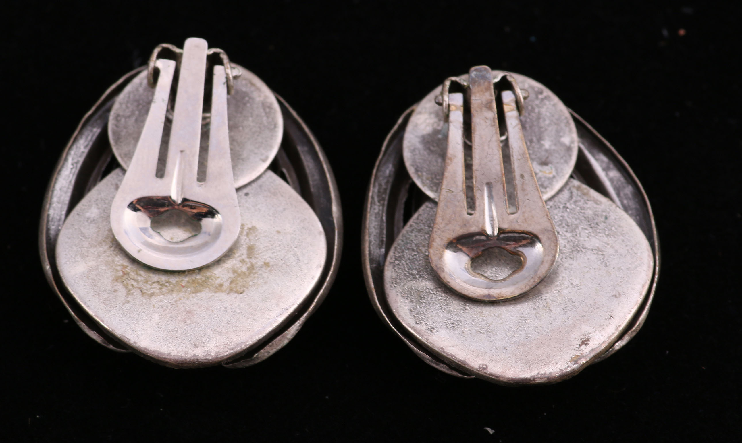 Collection of Jewelry in Silver Tone, Green and Blue