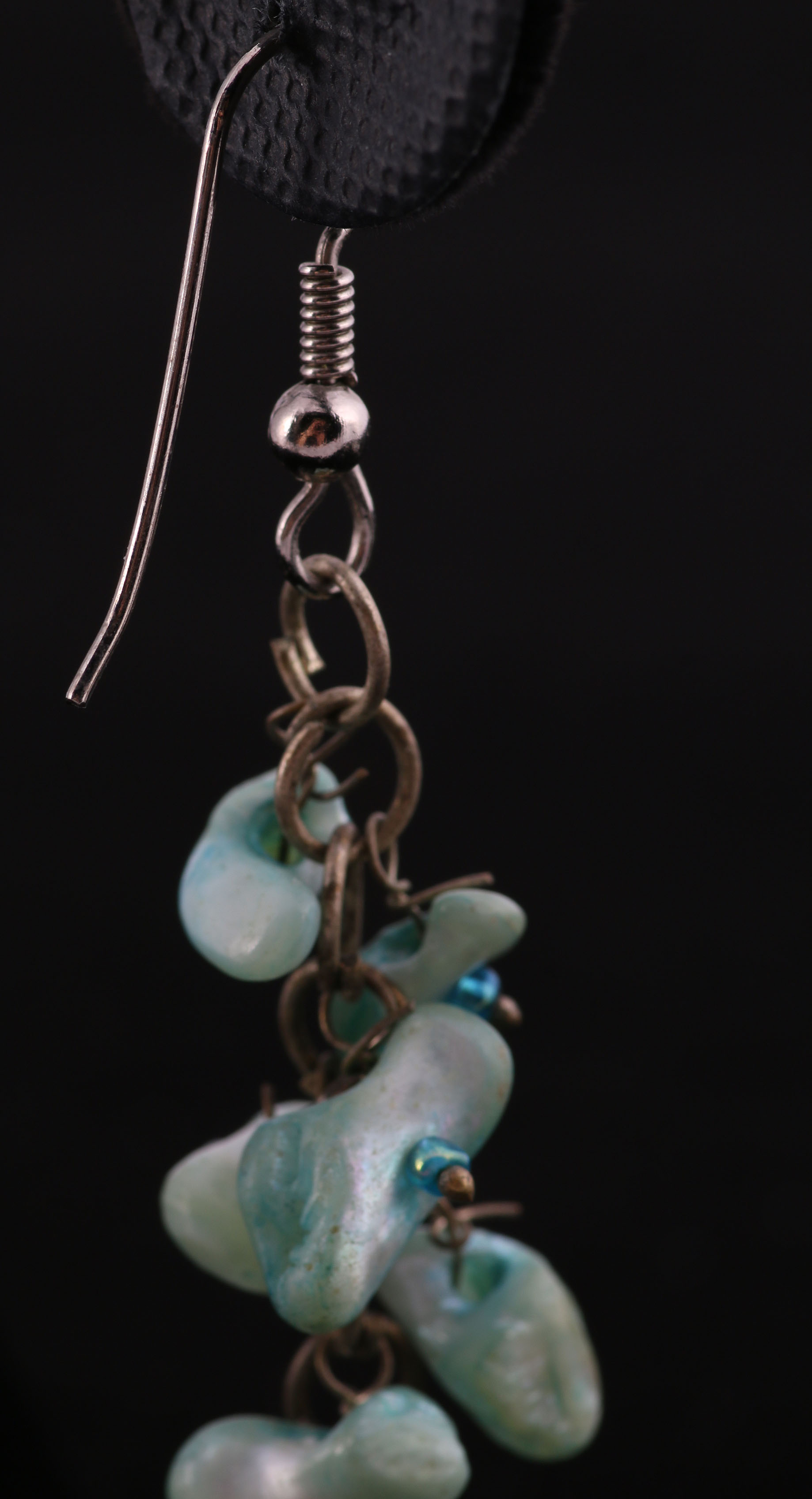 Collection of Jewelry in Silver Tone, Green and Blue