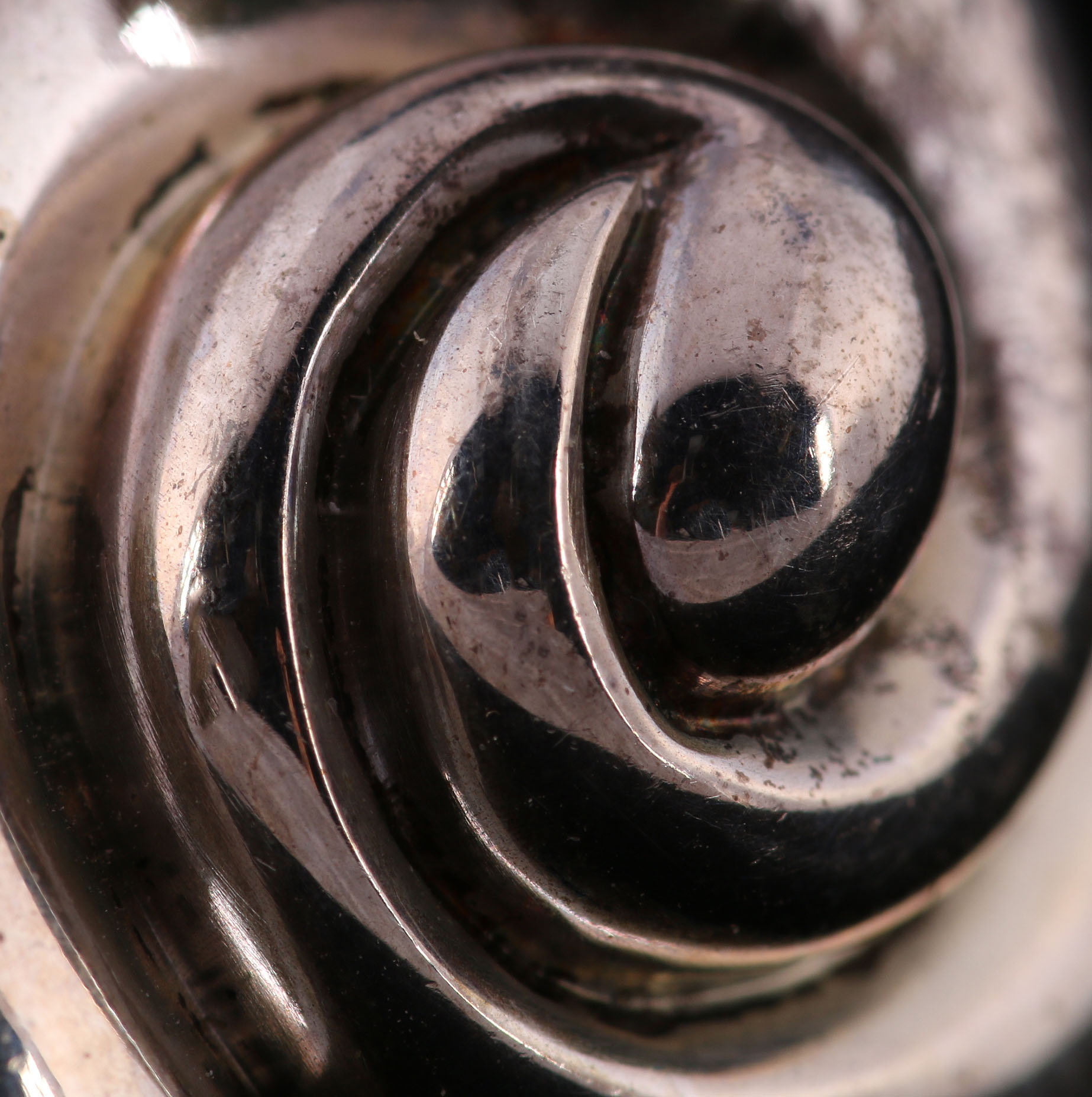 Elizabeth Errico Sterling Silver Nautilus Clip-On Earrings