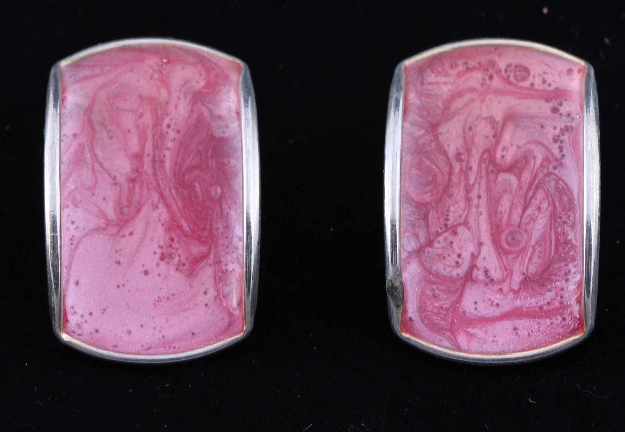 Assortment of Enameled and Mixed Metal Earrings