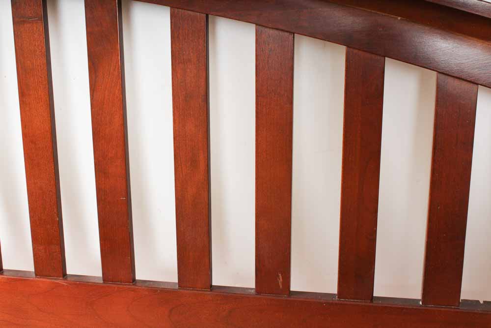 Mission Style King Size Mahogany Headboard