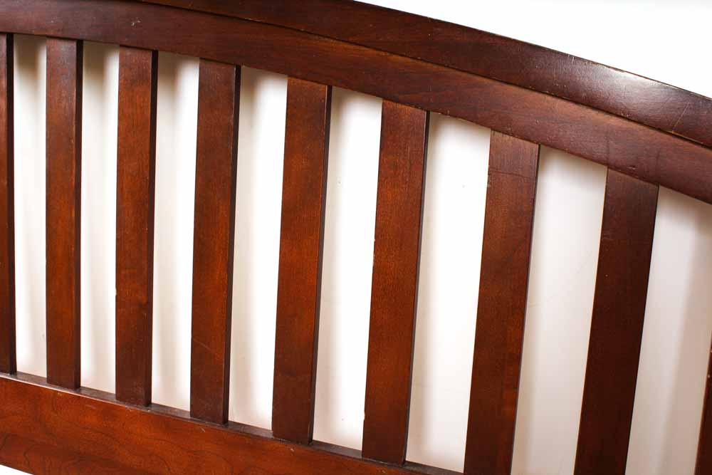 Mission Style King Size Mahogany Headboard
