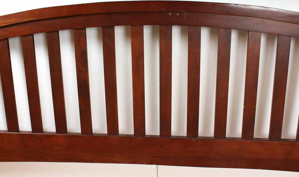 Mission Style King Size Mahogany Headboard