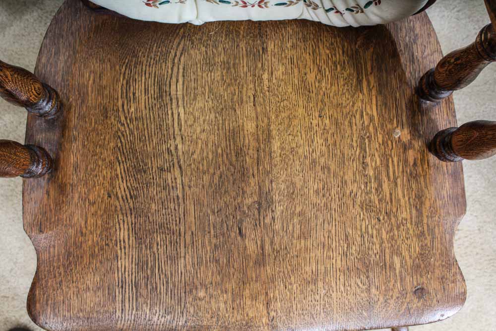 Antique Scottish Oak Rocking Chair