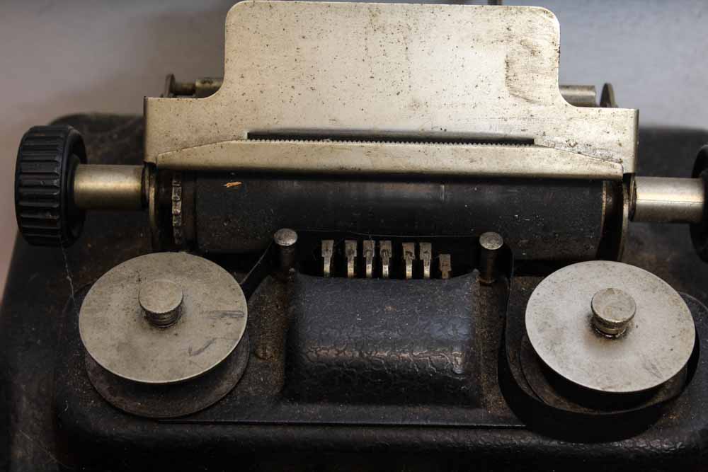 Vintage Office Machines Featuring Victor Comptometer