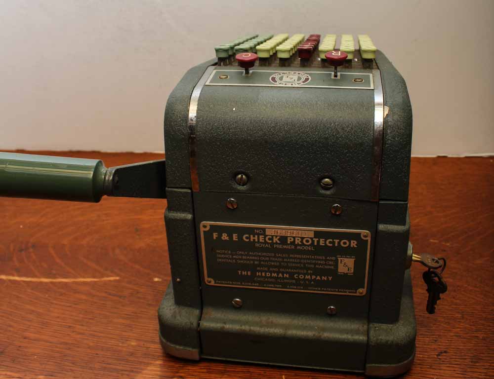 Vintage Office Machines Featuring Victor Comptometer