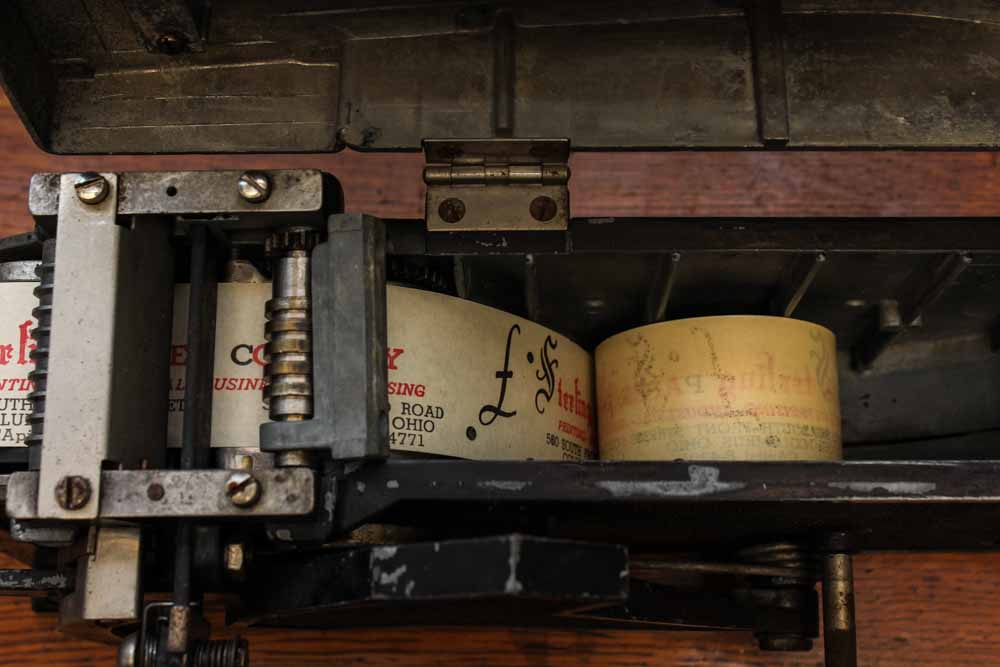 Vintage Office Machines Featuring Victor Comptometer