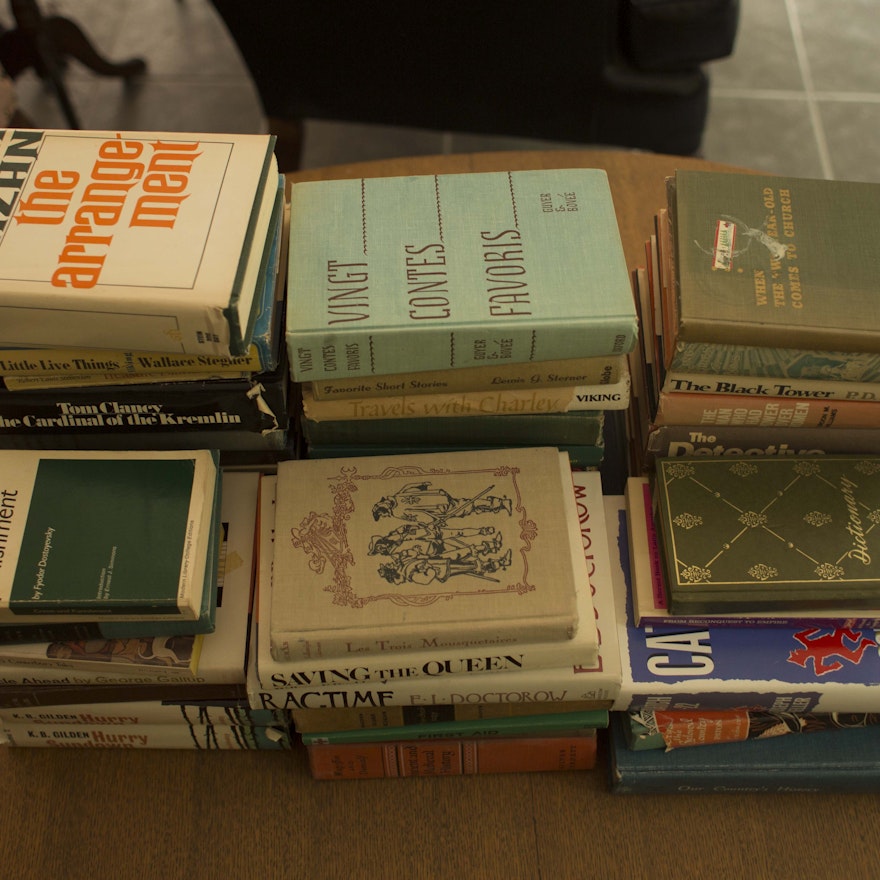 Collection of Vintage Literary Books