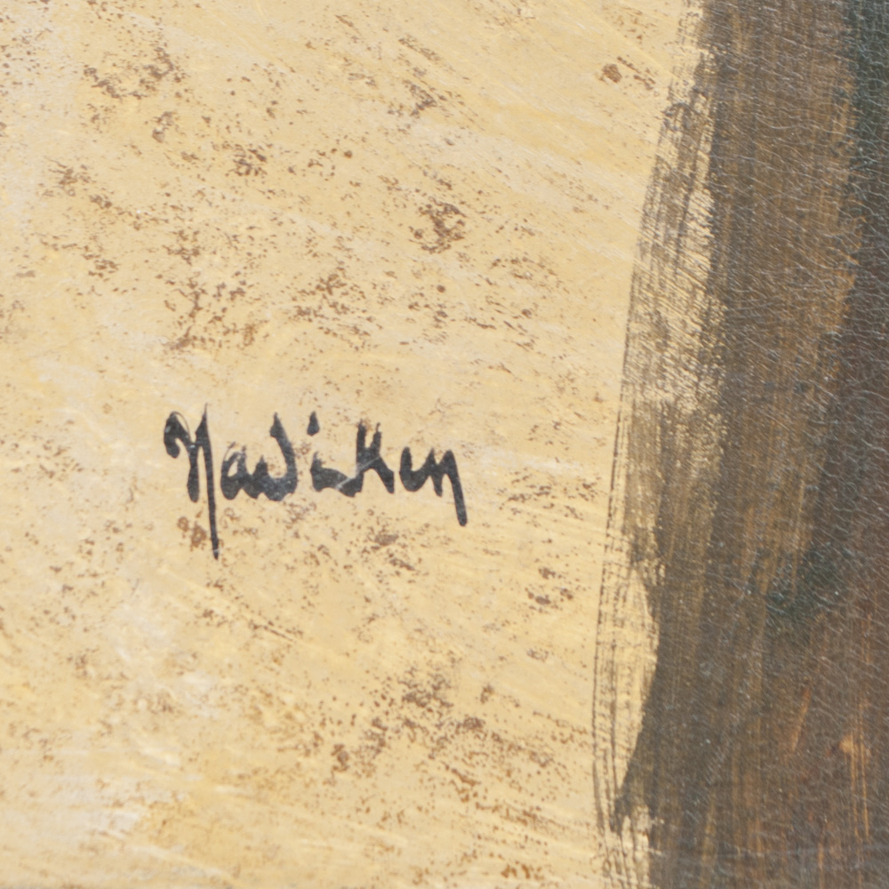 Nadi Ken Signed Oil Painting