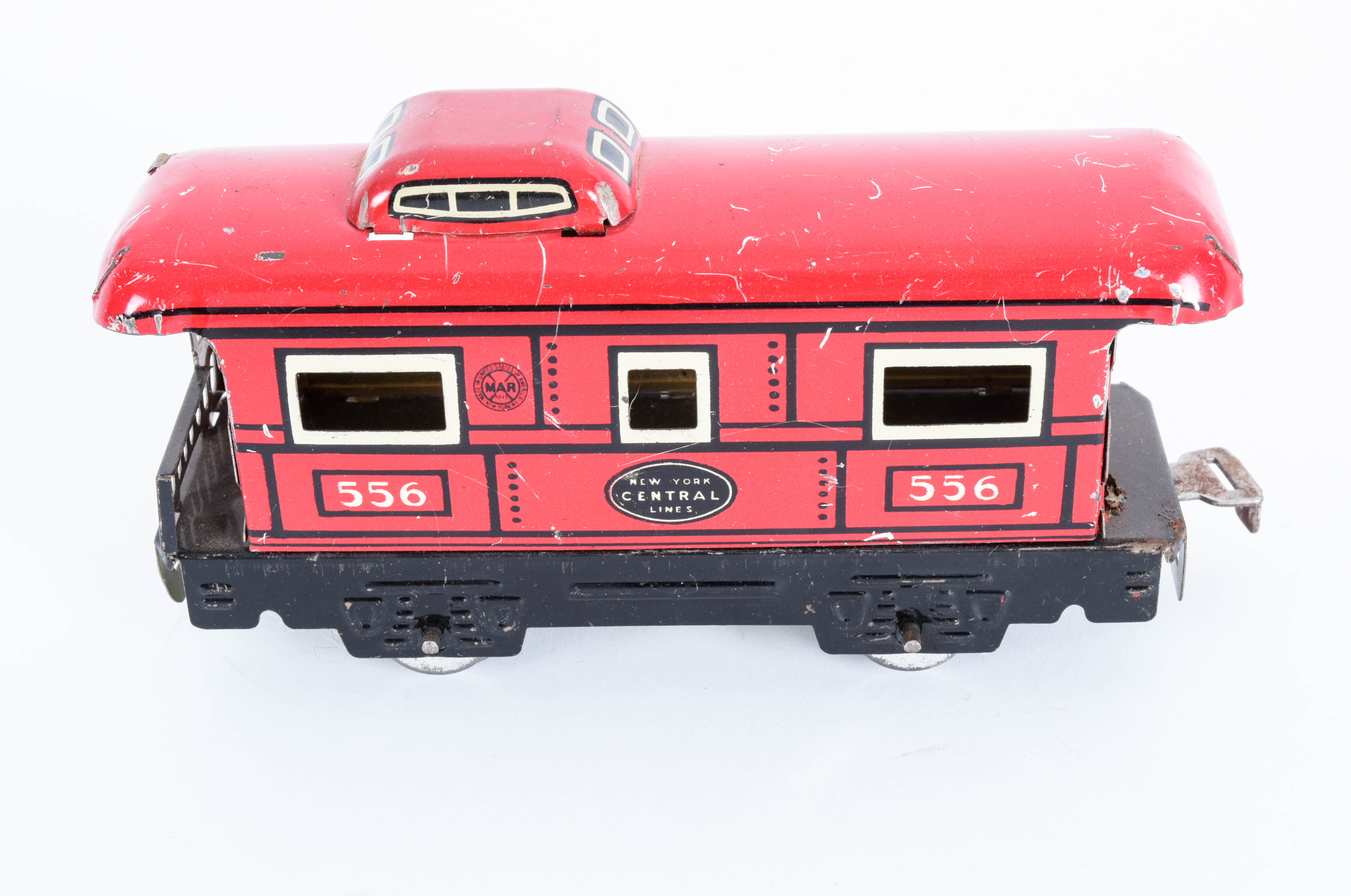 Vintage Marx Model Train Cars and Circuit Breaker