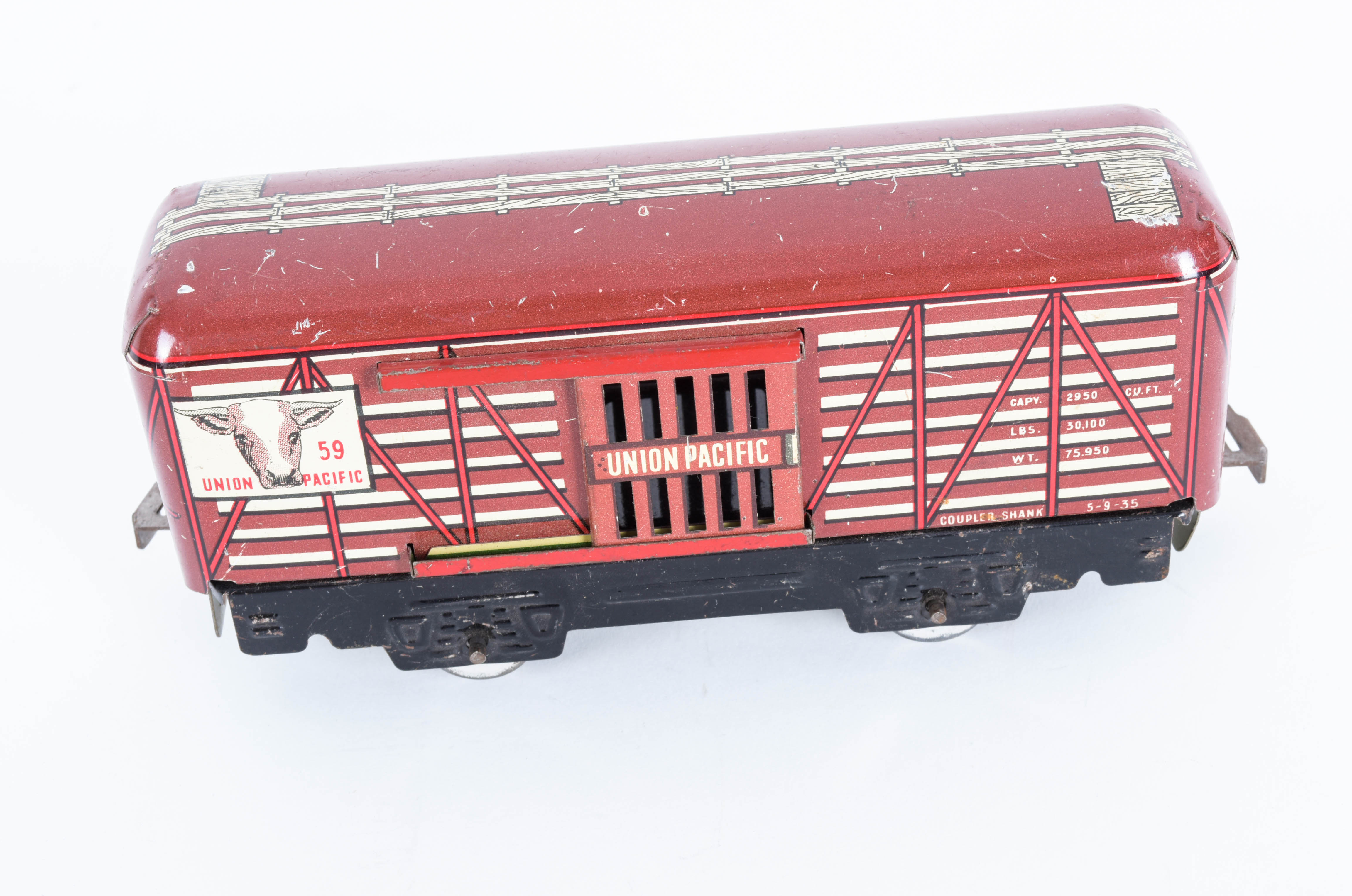 Vintage Marx Model Train Cars and Circuit Breaker