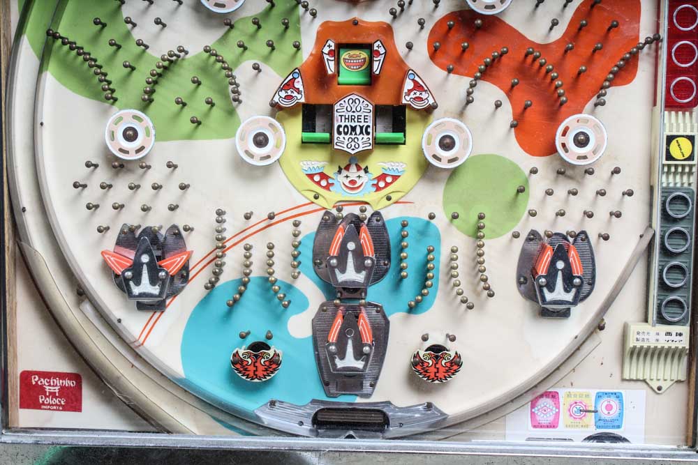 Vintage Nishijin Deluxe Super Pachinko Machine