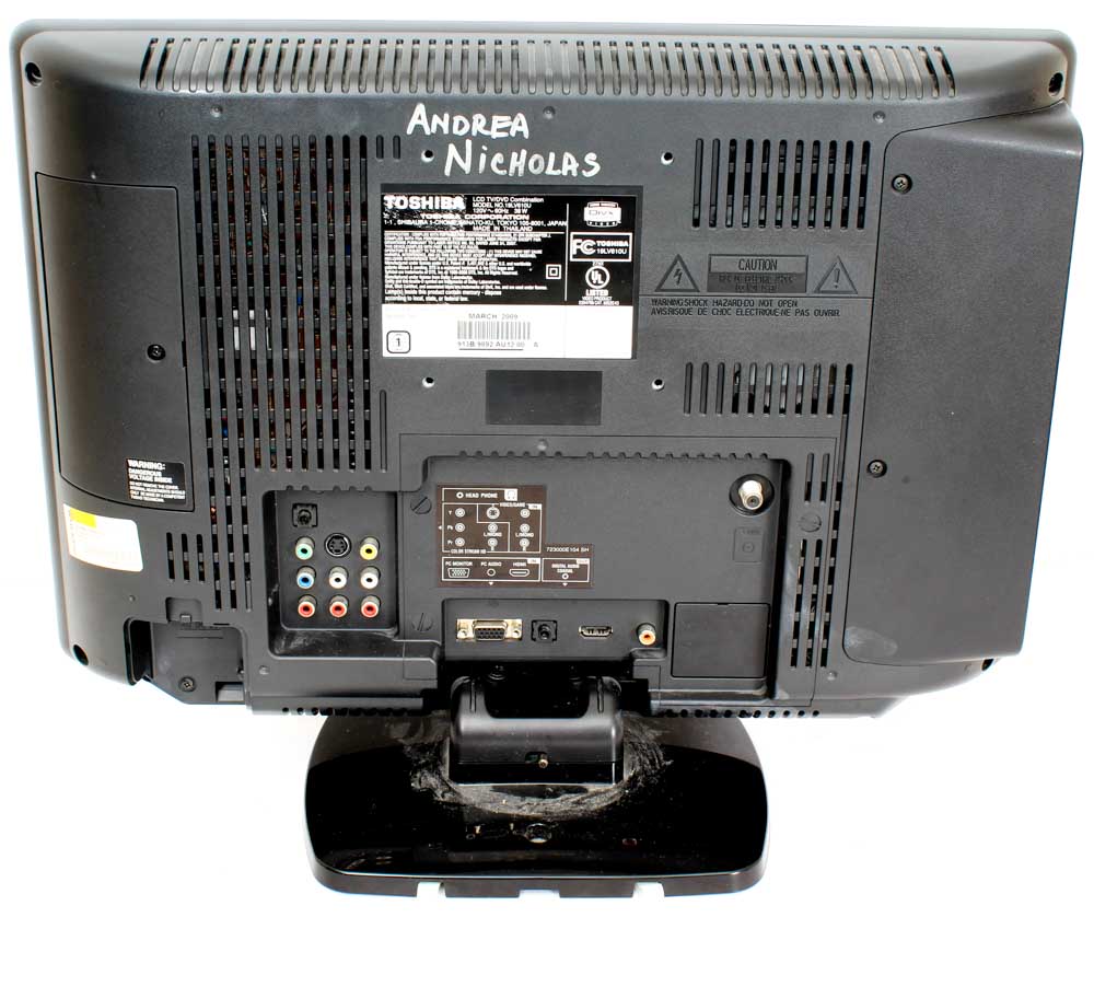 Toshiba LCD TV/DVD Combination