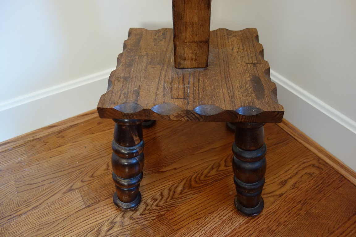 Vintage Wood Coat Rack