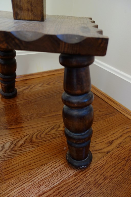 Vintage Wood Coat Rack