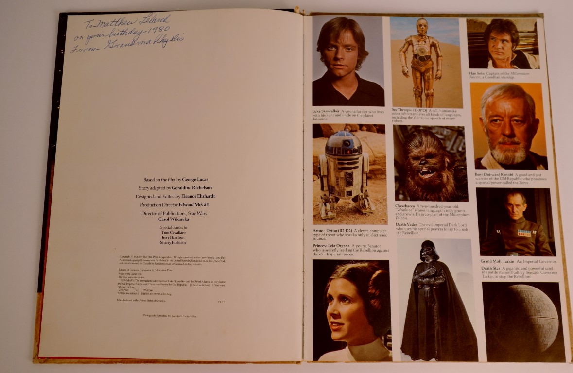 Vintage 1978 Star Wars Book