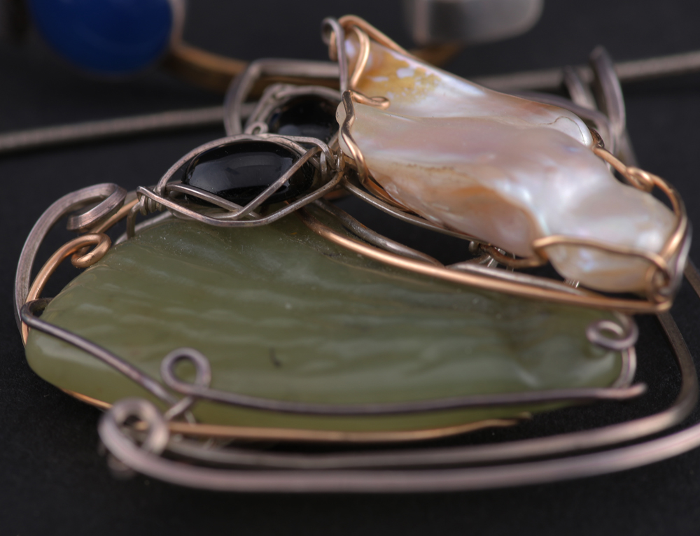 Assortment of Artisan Mixed Metal and Gemstone Jewelry