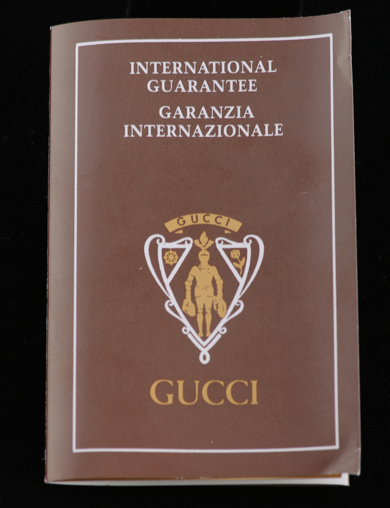 Vintage 1980s Gucci Stack Watch with Lizard Band 2000QL