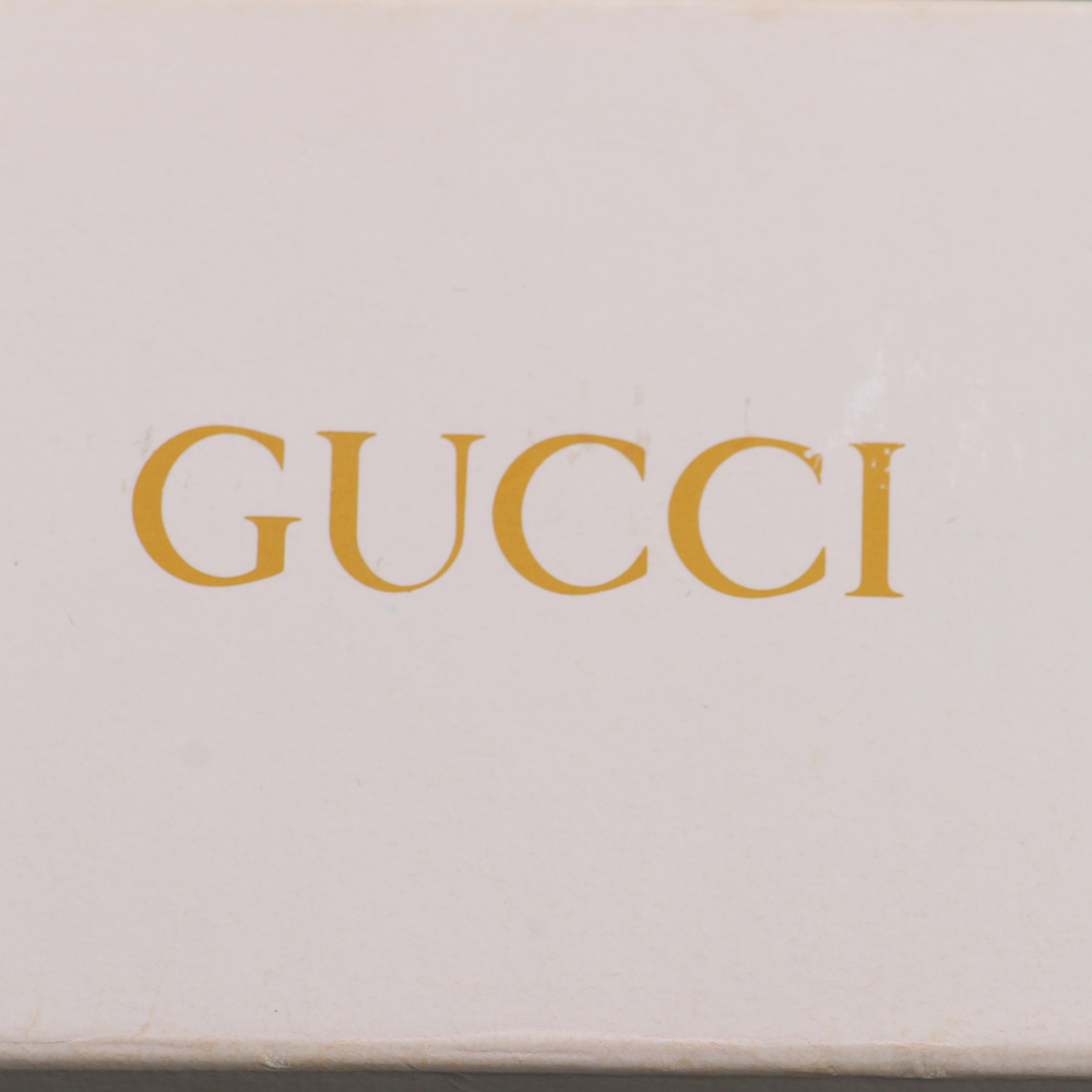 Vintage 1980s Gucci Stack Watch with Lizard Band 2000QL