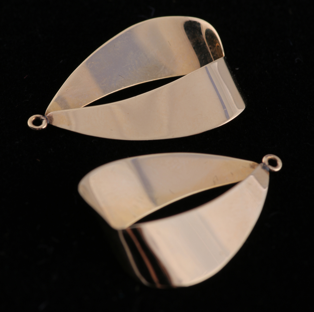 Carla 14K Yellow Gold High Polished Earring Jackets