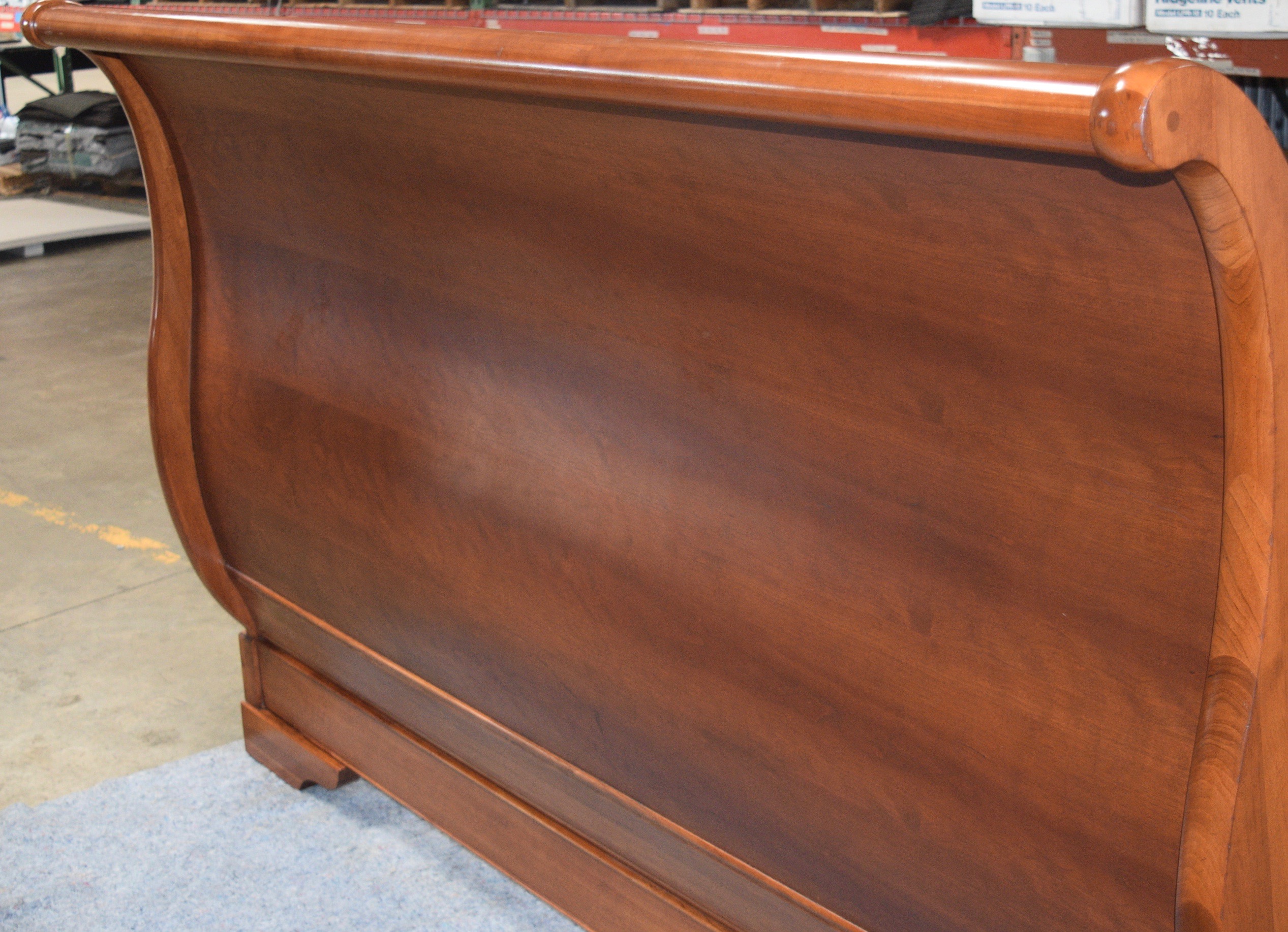 Restoration Hardware 'Marston' King Size Sleigh Bed